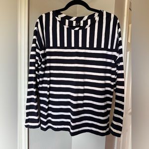 LOFT casual long sleeve striped shirt